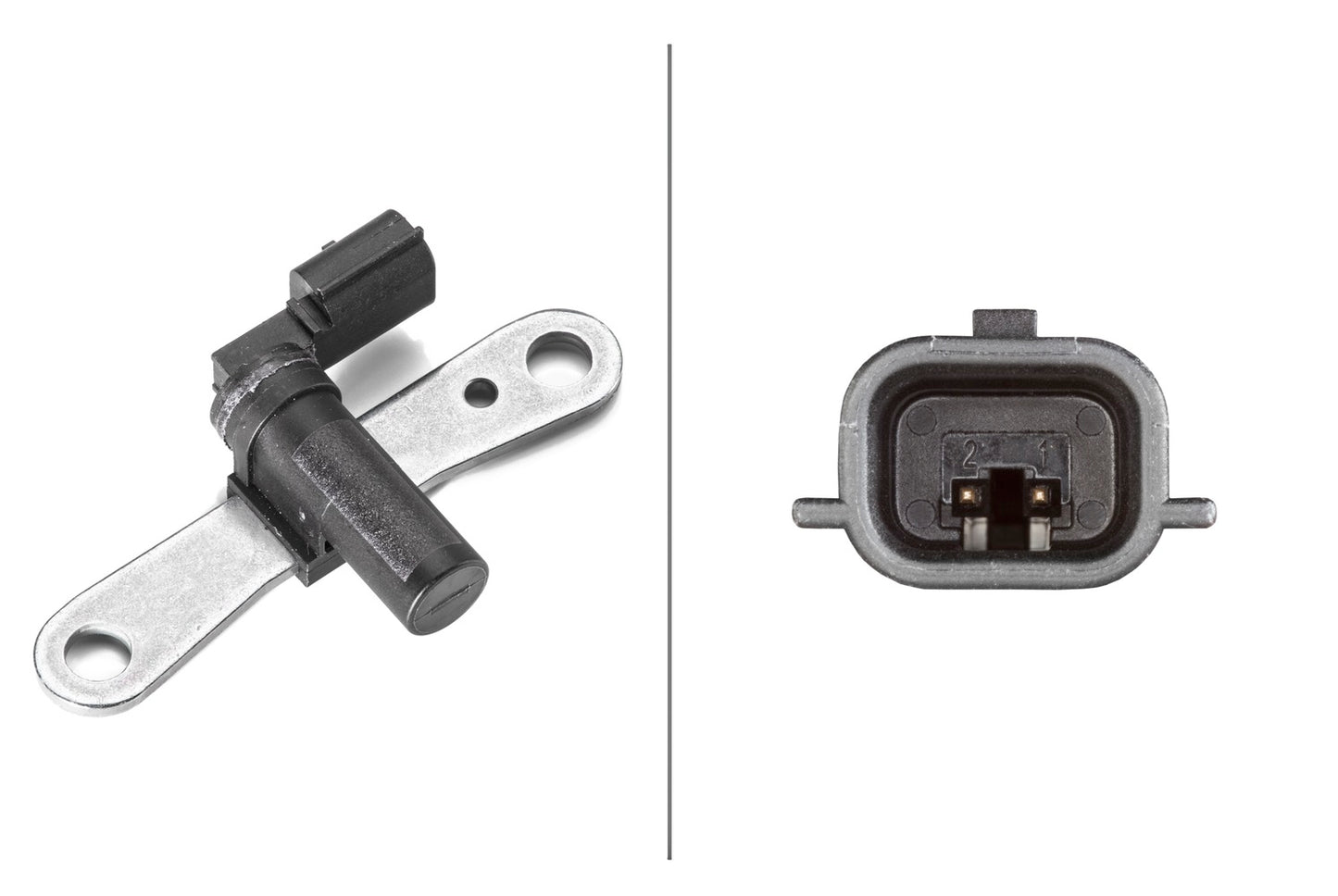 HELLA Sensor, crankshaft pulse - 2-pin connector - Bolted 6PU009110-871