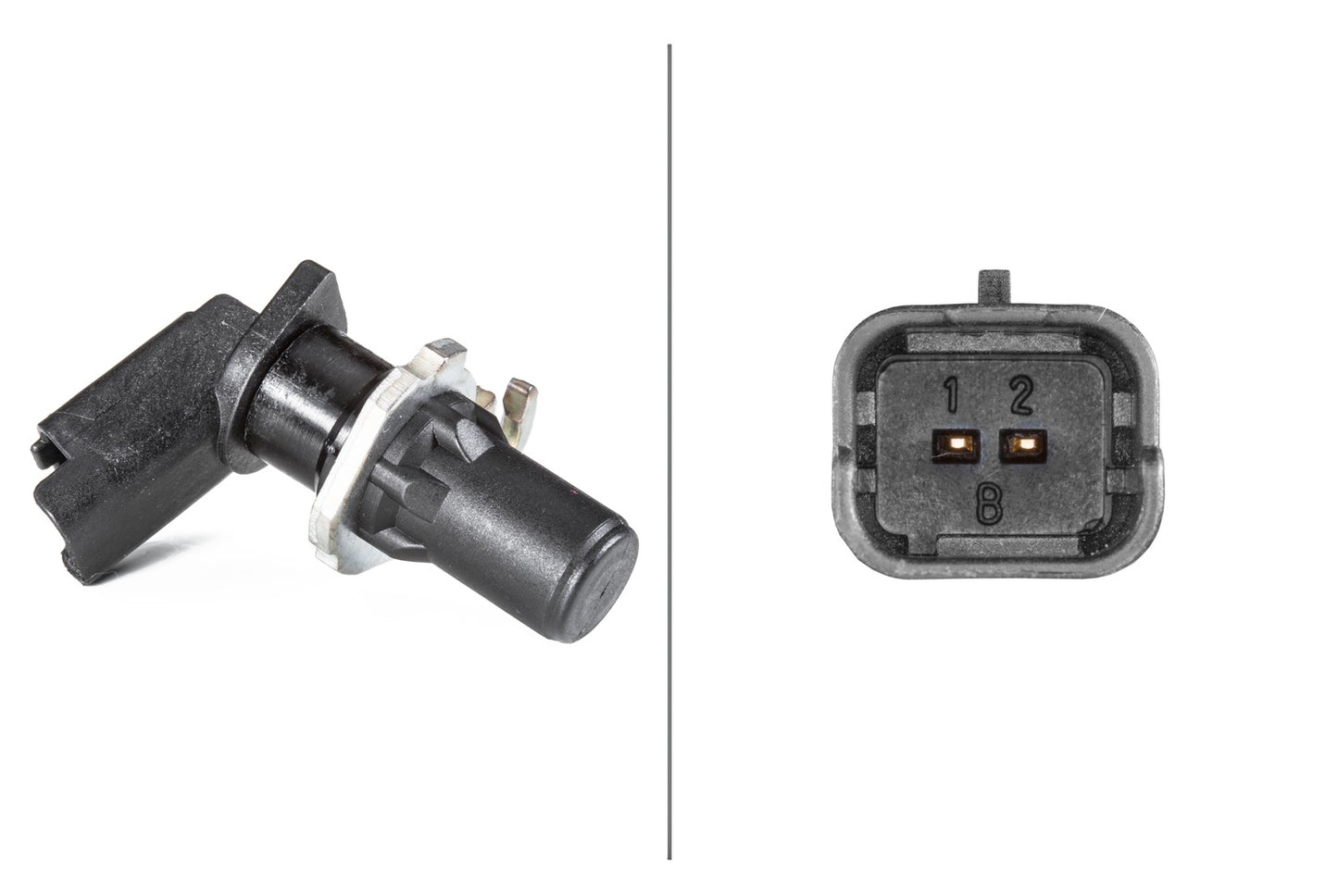 HELLA Sensor, crankshaft pulse - 12V - 2-pin connector 6PU009163-291