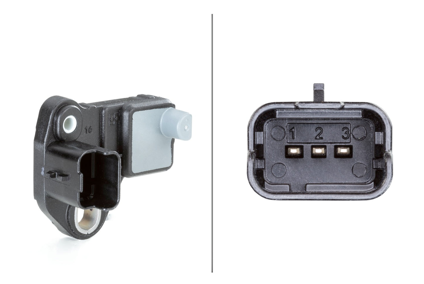 HELLA Sensor, crankshaft pulse - 3-pin connector 6PU009146-751
