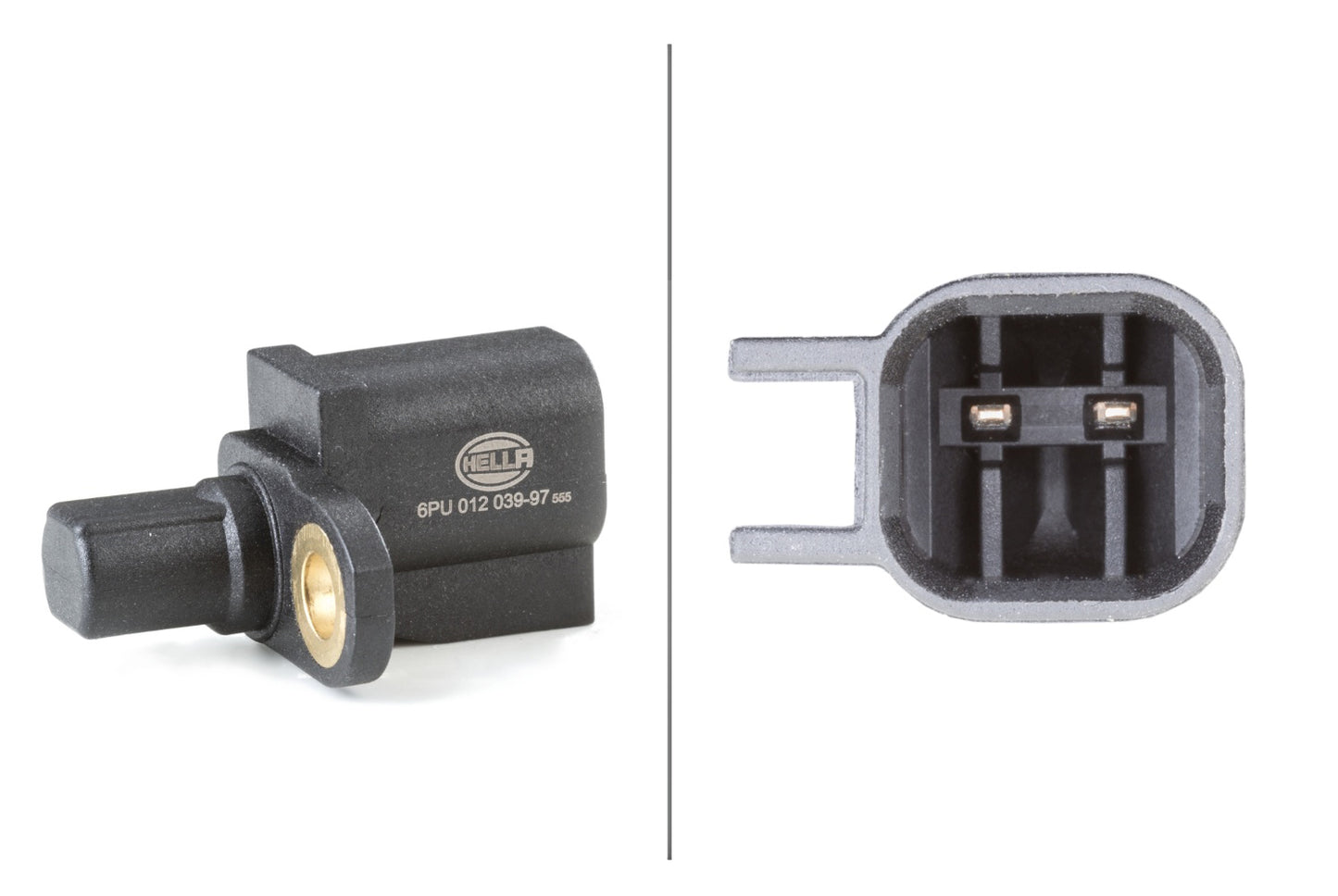 HELLA Sensor, wheel speed - 12V - 2-pin connector - Rear Axle 6PU012039-971