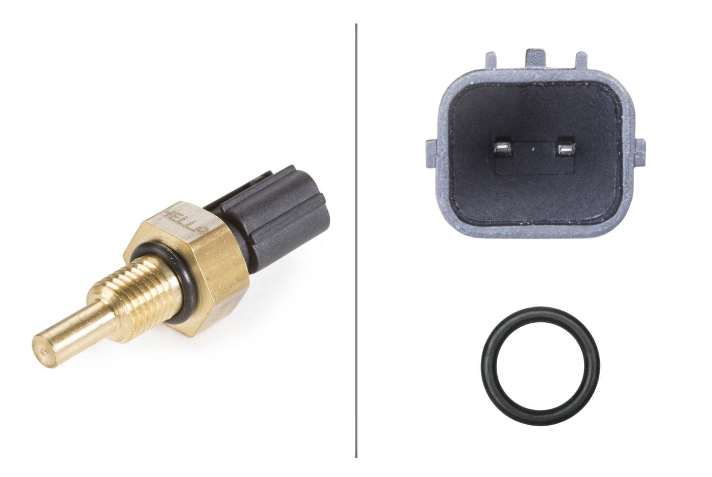 HELLA Sensor, coolant temperature - 12V - 2-pin connector 6PT009309-421