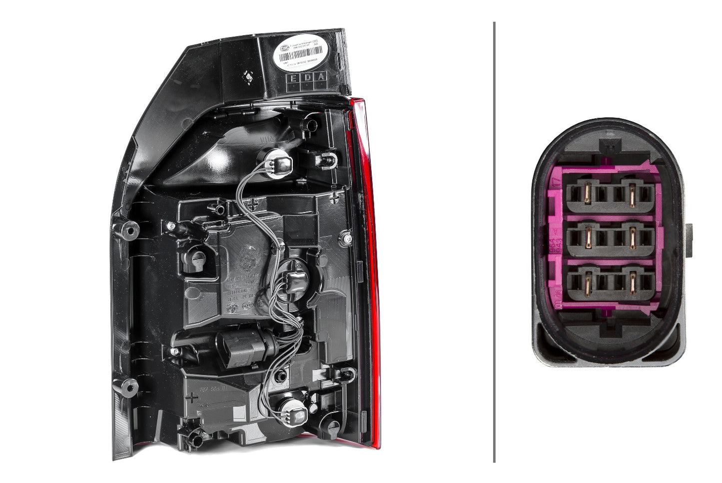 HELLA Rearlight - LED - left - for e.g. VW T6 Box (SGA, SGH, SHA, SHH) 2SK012337-071