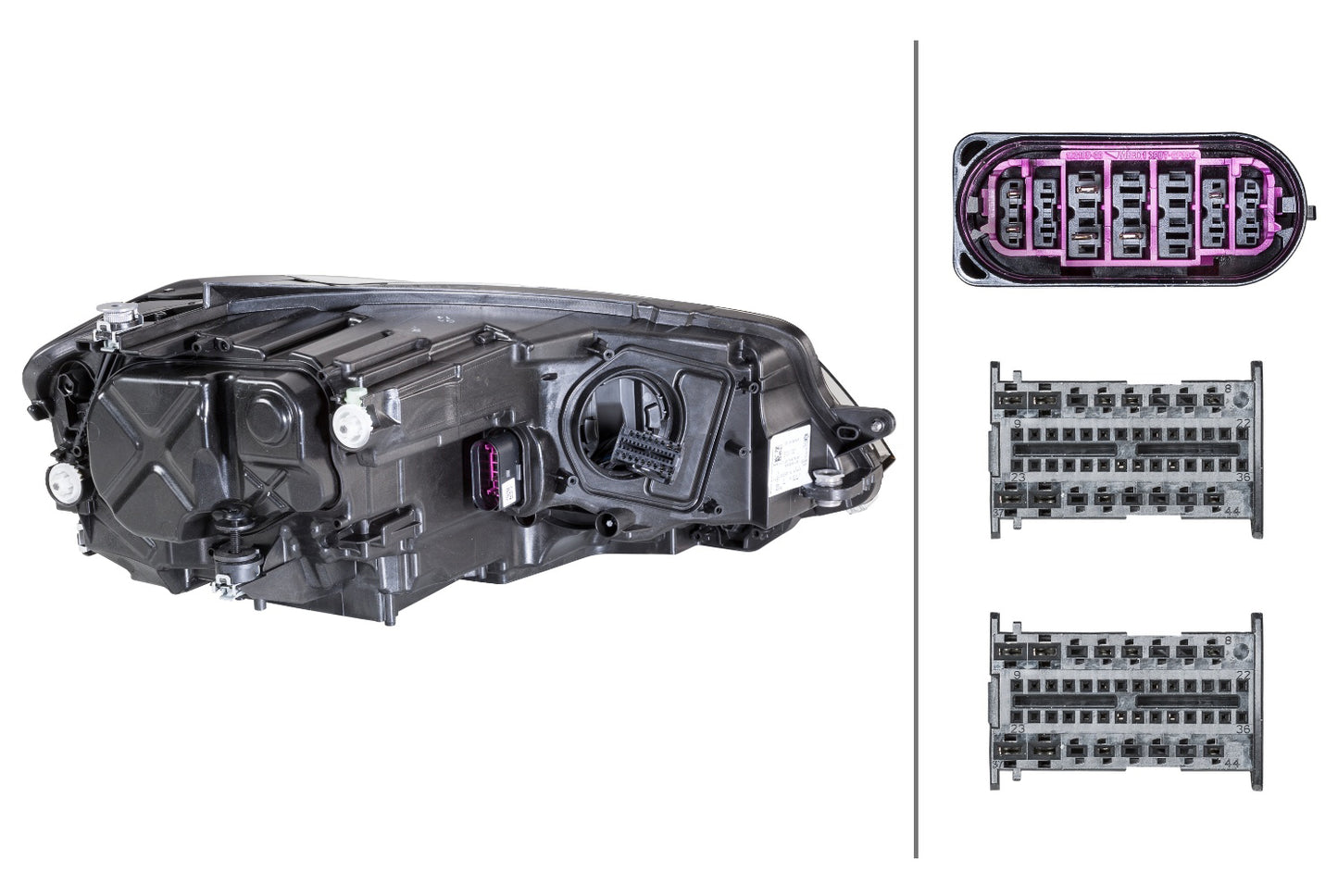 HELLA LED-Headlight - left - for e.g. VW Golf VII (5G1, BQ1, BE1, BE2) 1ZX013924-231