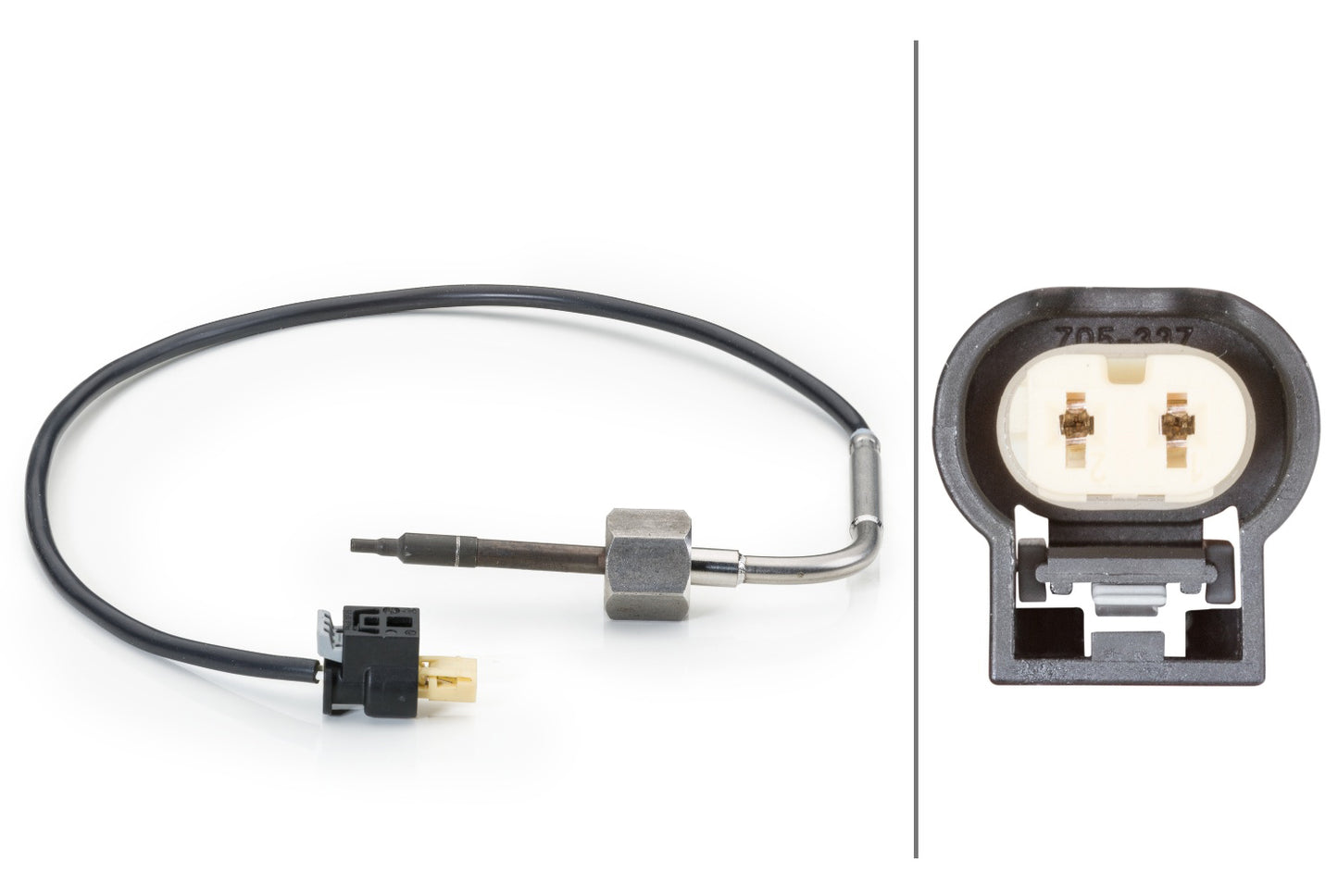 HELLA Sensor, exhaust gas temperature - 2-pin connector 6PT014494-011