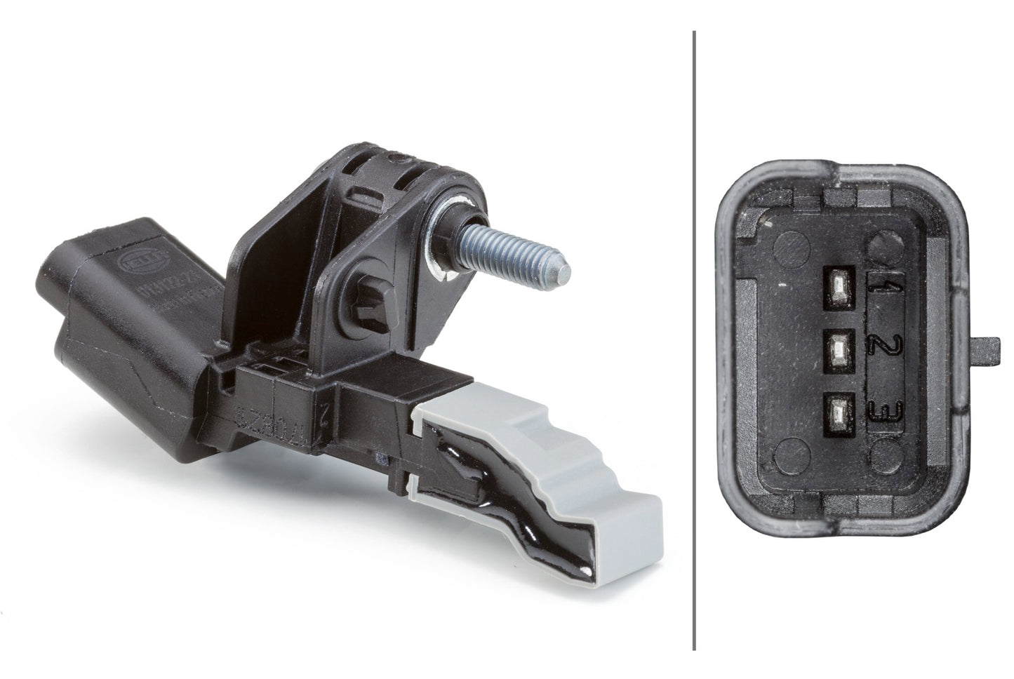 HELLA Sensor, crankshaft pulse - 3-pin connector - Bolted 6PU013122-231