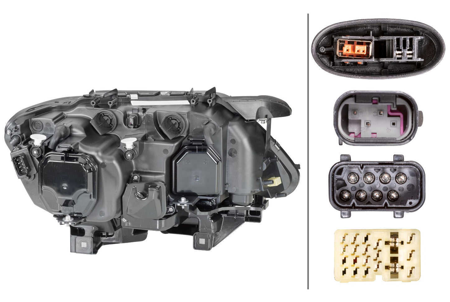 HELLA Halogen/Bi-Xenon-Headlight - left - for e.g. BMW 7 (E65, E66, E67) 1ZS009044-511