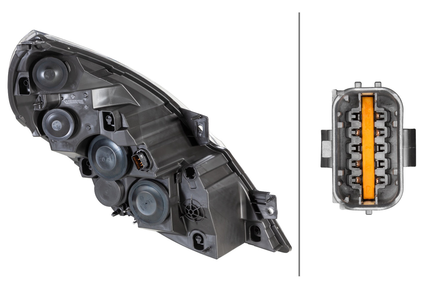 HELLA FF/Halogen-Headlight - left - for e.g. Renault Master III Chassis (EV, HV, UV) 1LR010117-211