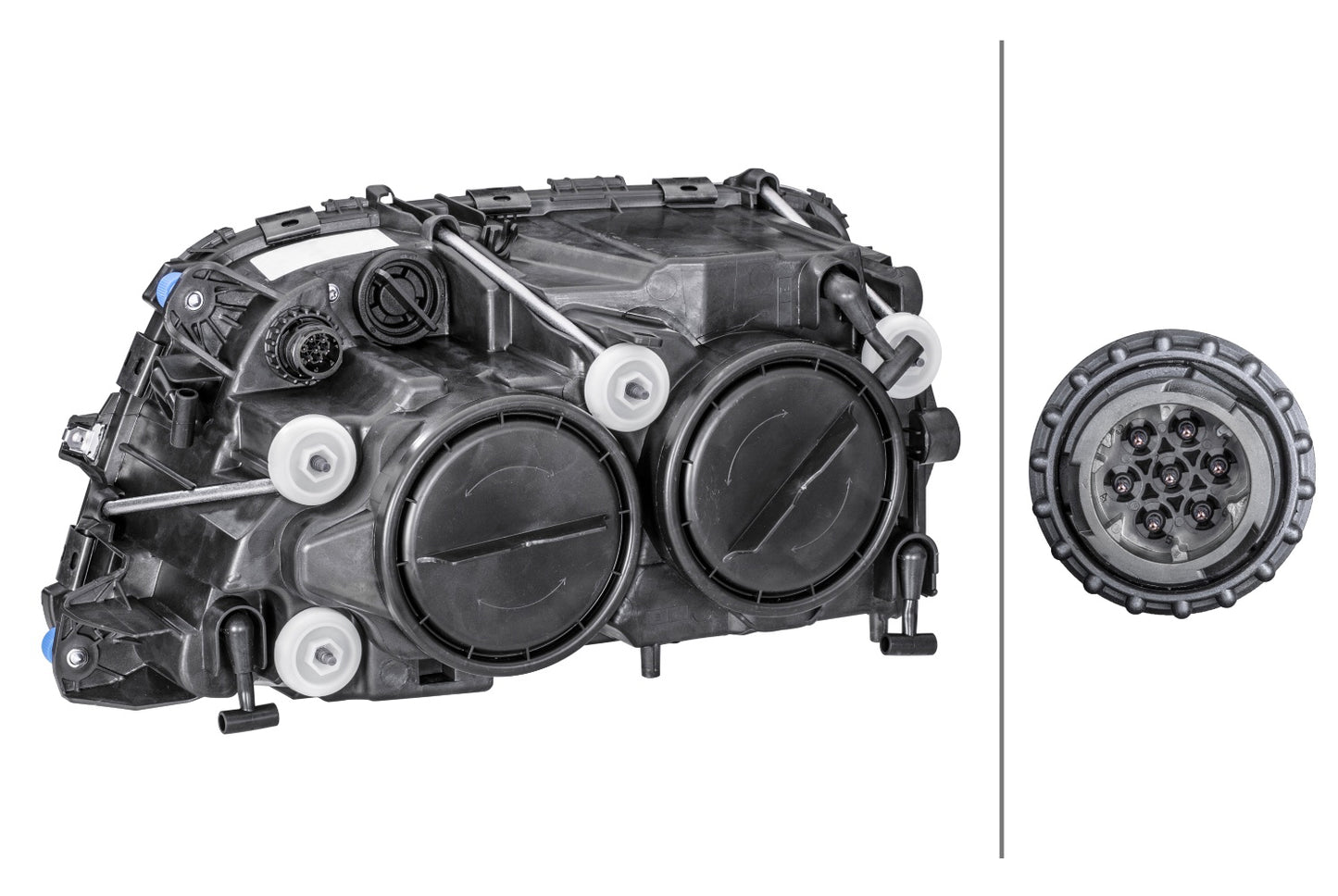 HELLA FF/Halogen-Headlight - right - for e.g. Mercedes-Benz Actros MP3 1EH009513-341