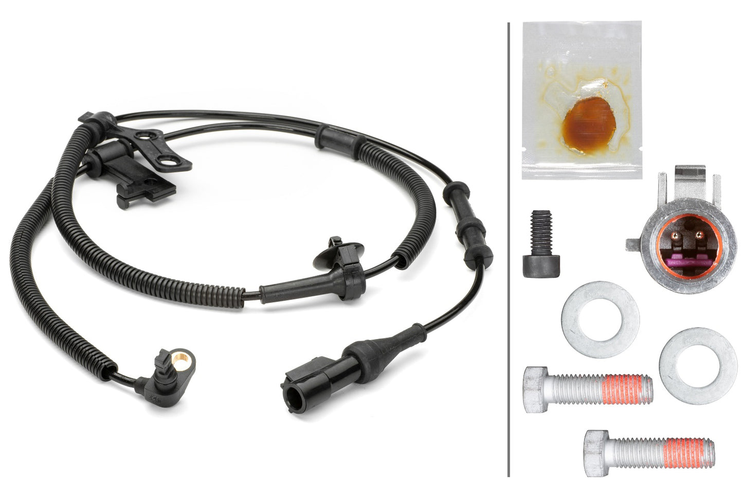 HELLA Sensor, wheel speed - 2-pin connector - Front Axle 6PU230040-441