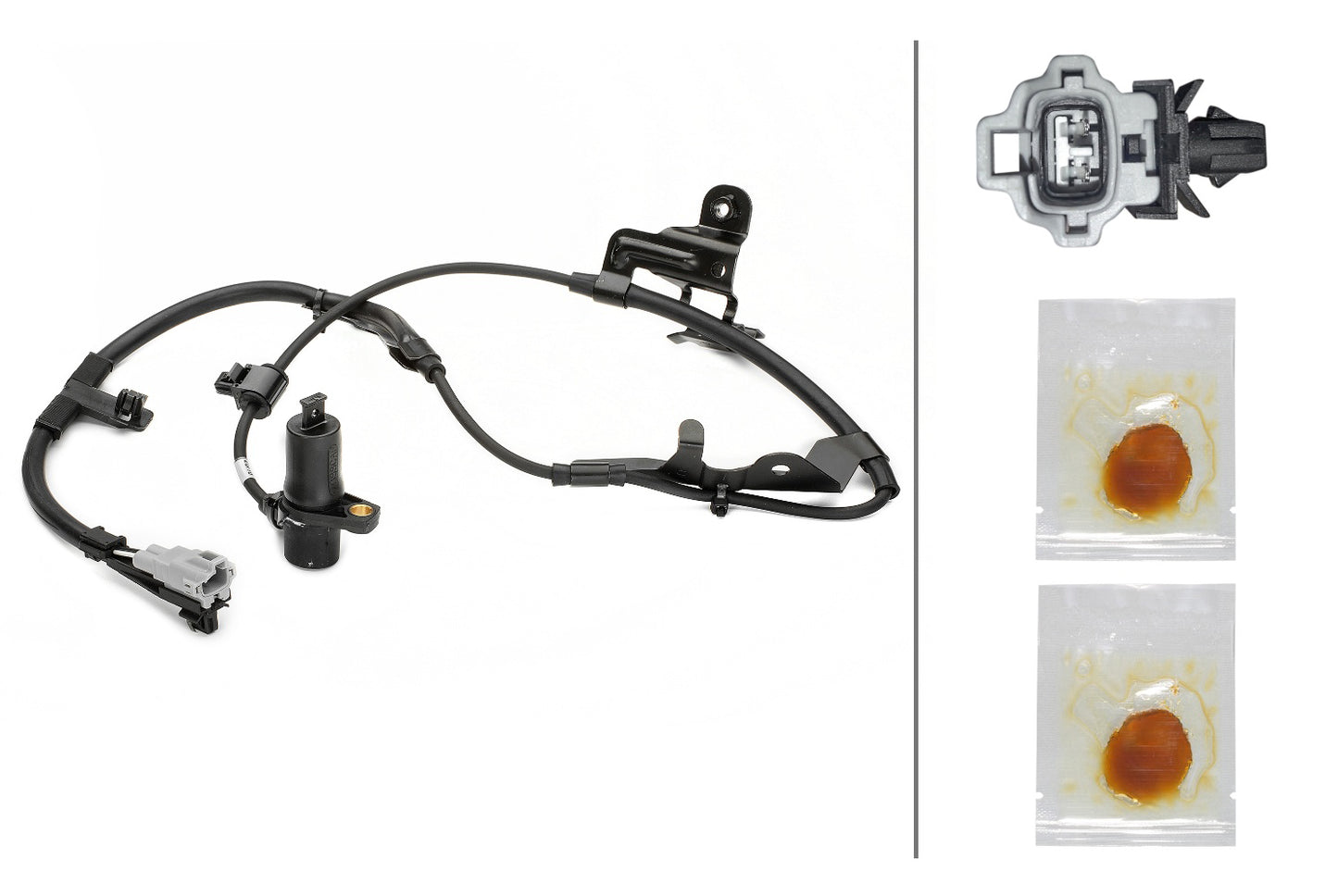 HELLA Sensor, wheel speed - 2-pin connector - Front Axle 6PU230040-751