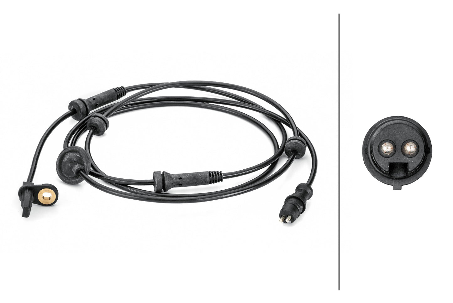 HELLA Sensor, wheel speed - 2-pin connector 6PU012806-401