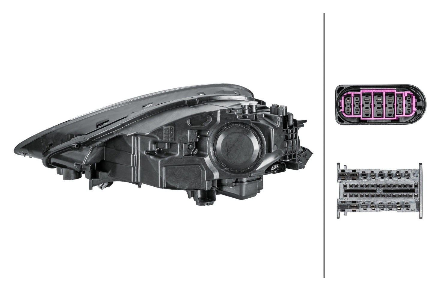HELLA Matrix-Headlight - right - for e.g. Porsche Cayenne (9YA) 1EX014690-041
