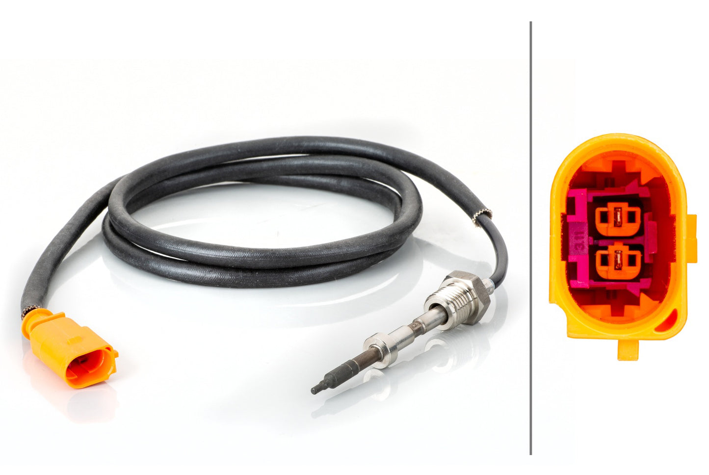 HELLA Sensor, exhaust gas temperature - 2-pin connector 6PT014494-771