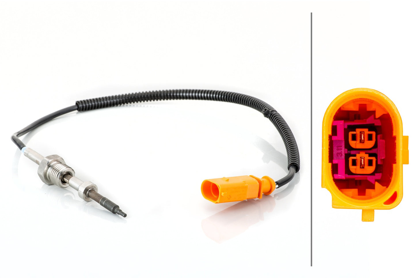 HELLA Sensor, exhaust gas temperature - 2-pin connector 6PT014495-001
