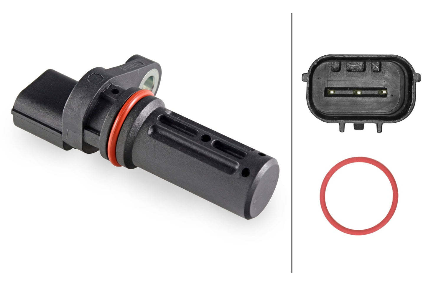 HELLA Sensor, crankshaft pulse - 3-pin connector 6PU009168-321
