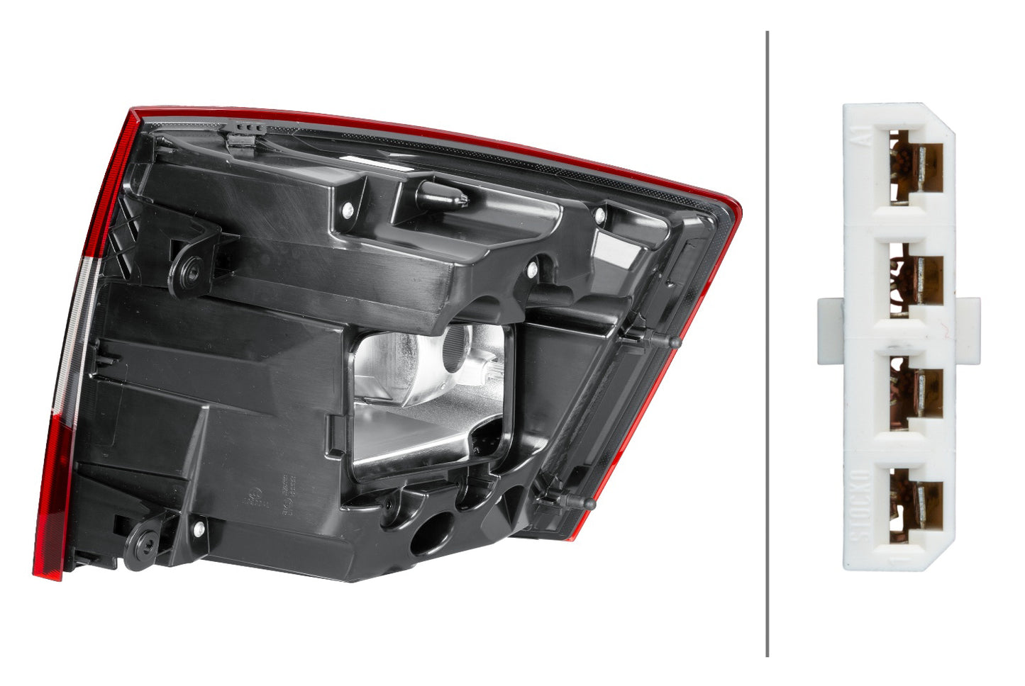 HELLA Rearlight - Hybrid - left - for e.g. Skoda Octavia III Combi (5E5) 9EL354848-031