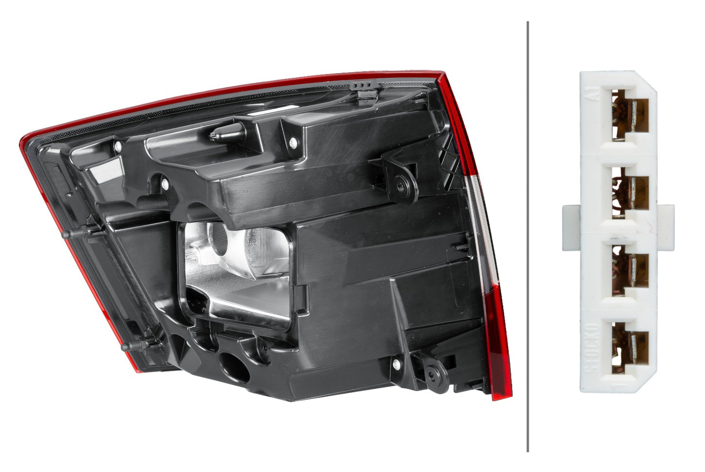 HELLA Rearlight - Hybrid - right - for e.g. Skoda Octavia III Combi (5E5) 9EL354848-041