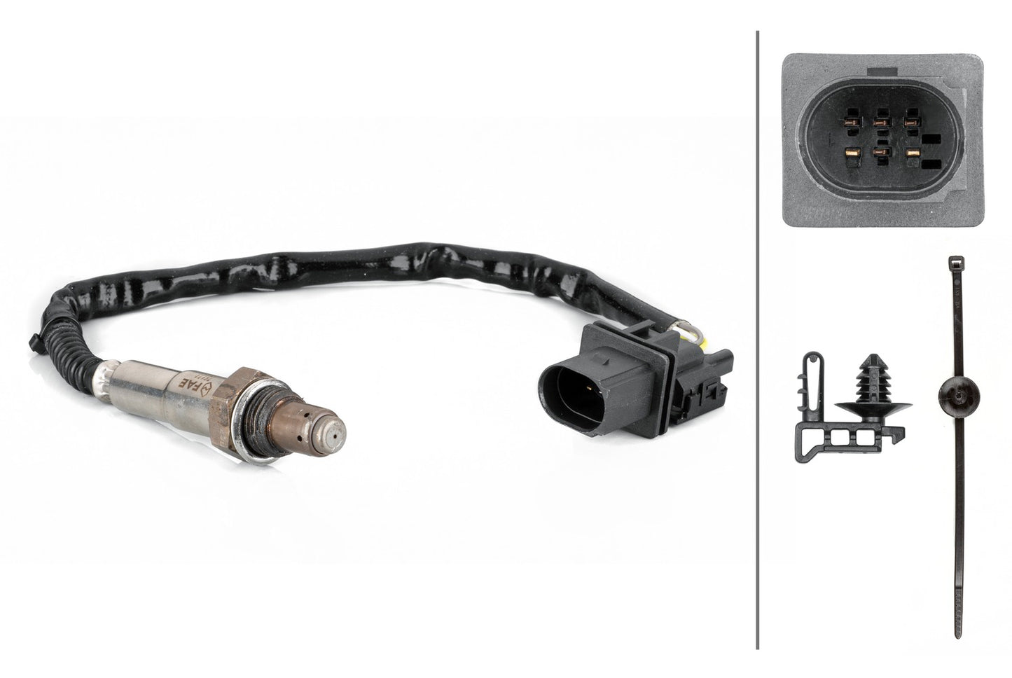 HELLA Oxygen sensor - 6-pin connector 6PA358103-141
