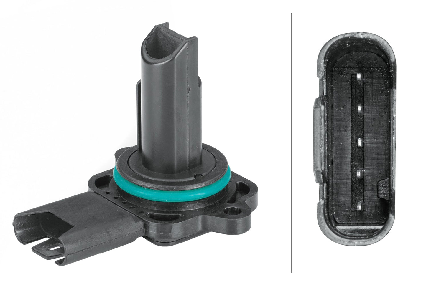 HELLA Mass Air Flow Sensor - 5-pin connector - Bolted 8ET009142-641