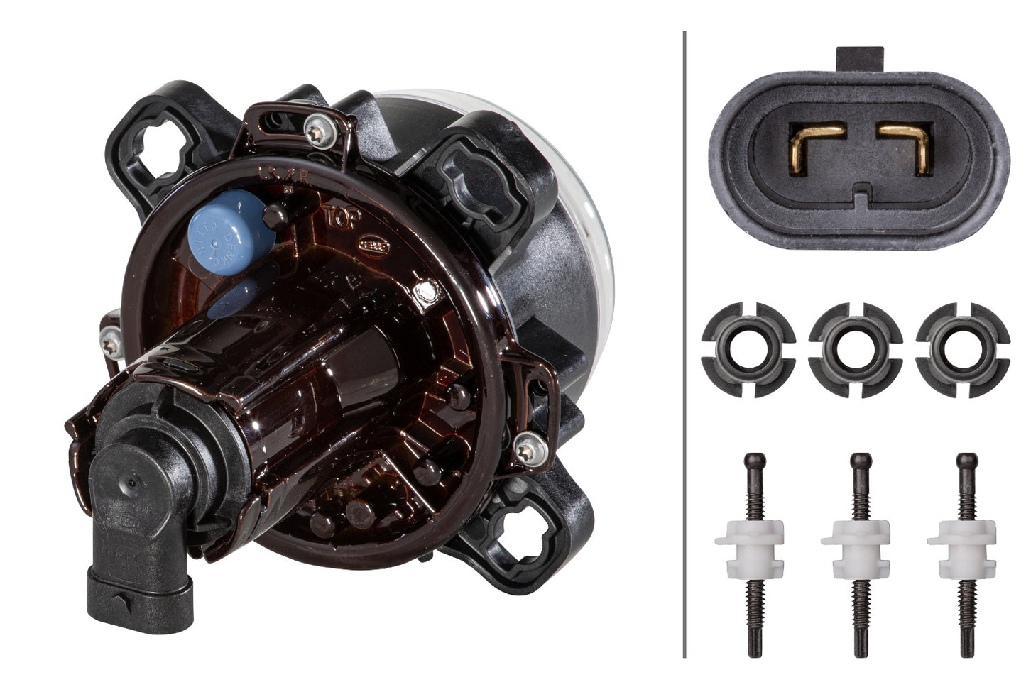 HELLA DE-Headlight - 90mm Performance - 12V 1BL247042-157