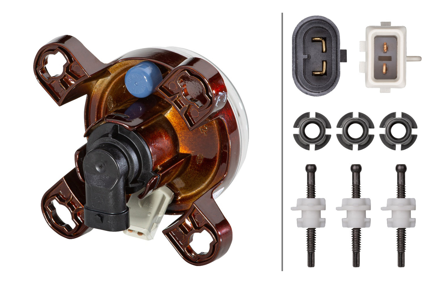 HELLA DE/FF-Headlight - 90mm Performance - 24V 1K0247043-097