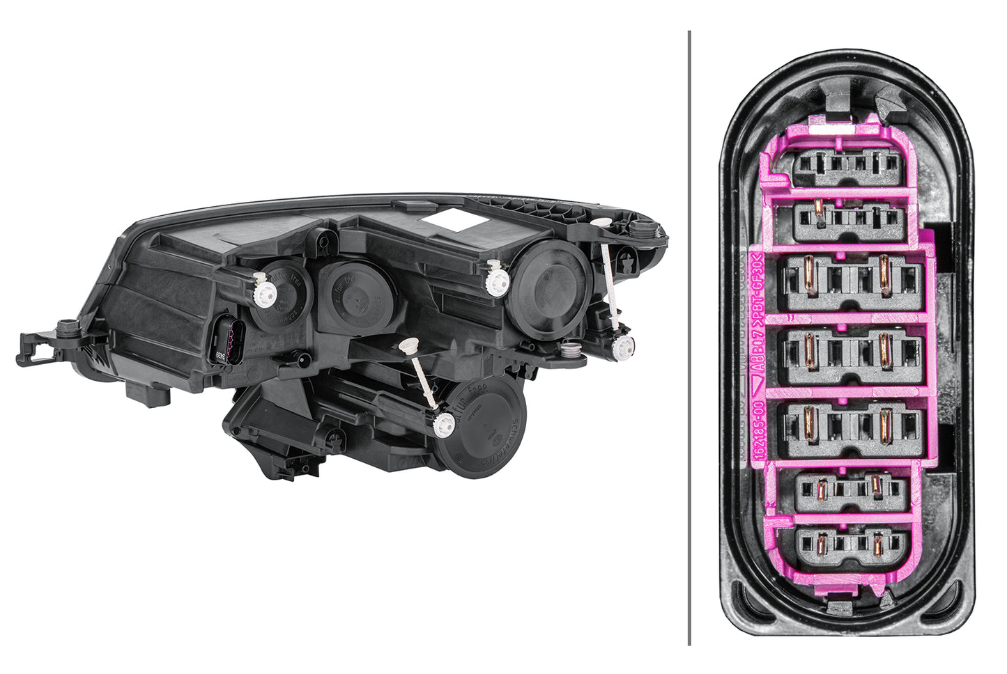 HELLA Halogen-Headlight - right - for e.g. Skoda Kodiaq (NS7, NV7) 1EF012669-101