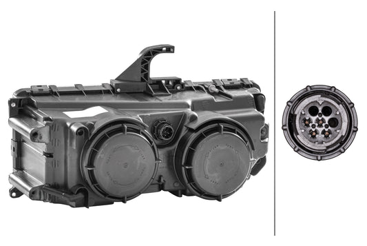HELLA Halogen-Headlight - right - for e.g. Mercedes-Benz Axor II 1DB247011-041