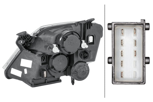 HELLA Halogen-Headlight - right - for e.g. Opel Meriva A Mpv (X03) 1EE354535-021