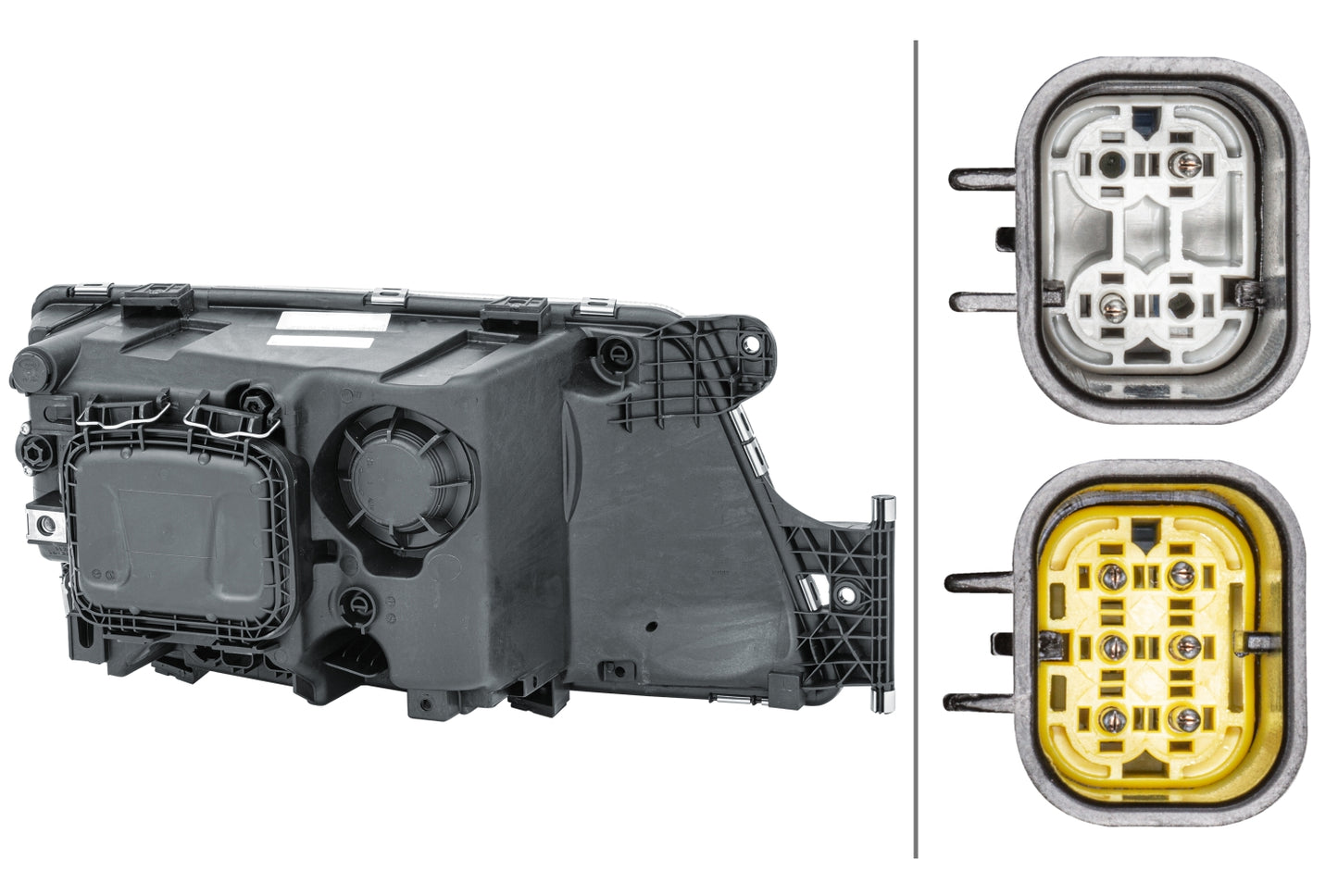 HELLA Halogen-Headlight - left 1EH354987-051