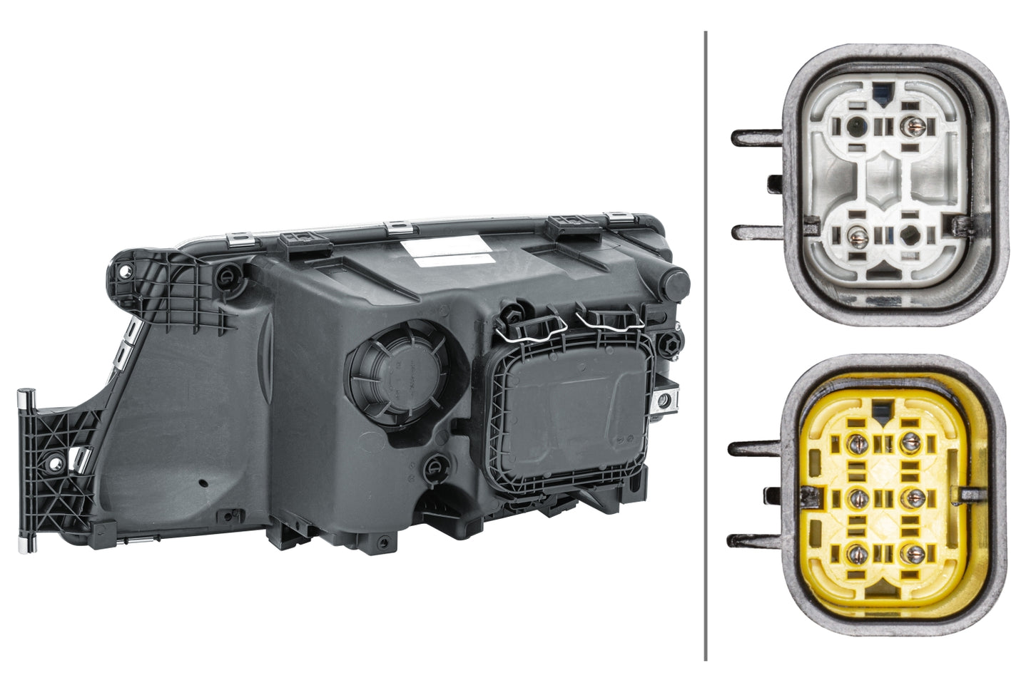 HELLA Halogen-Headlight - right 1EH354987-061