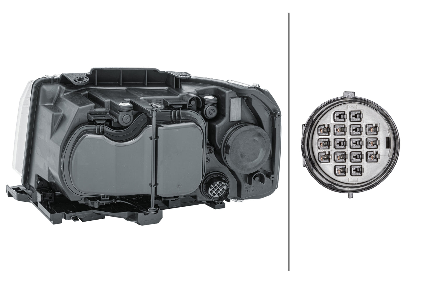 HELLA Halogen-Headlight - right - for e.g. Land Rover Freelander 2 (L359) 1EF354025-101