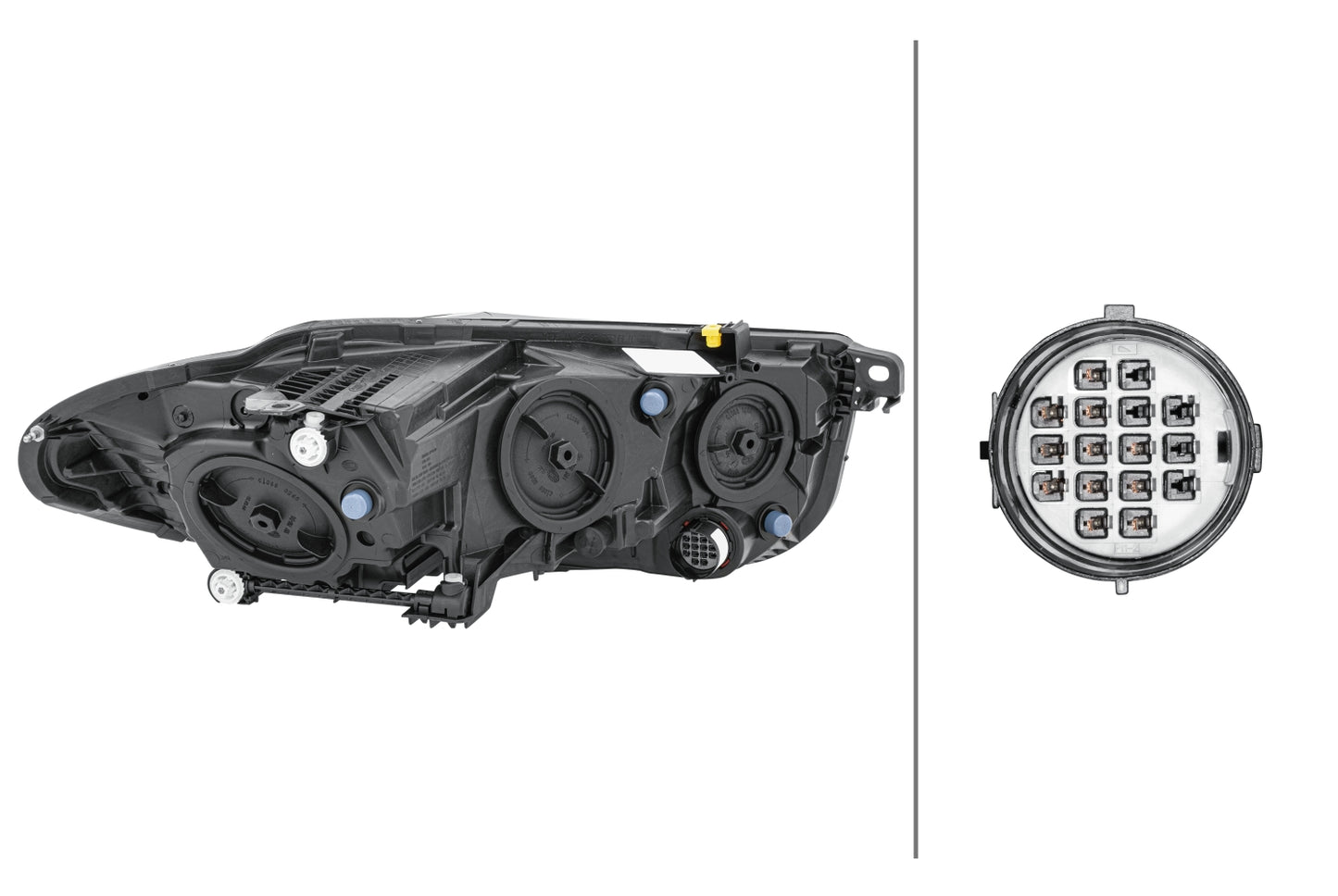 HELLA FF/LED/Halogen-Headlight - left - for e.g. Jaguar Xe (X760) 1EH011811-111