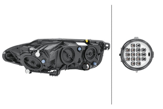HELLA FF/LED/Halogen-Headlight - left - for e.g. Jaguar Xe (X760) 1EH011811-111