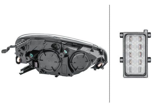 HELLA Bulb-Headlight - left - for e.g. Opel Adam (M13) 1EH354811-011