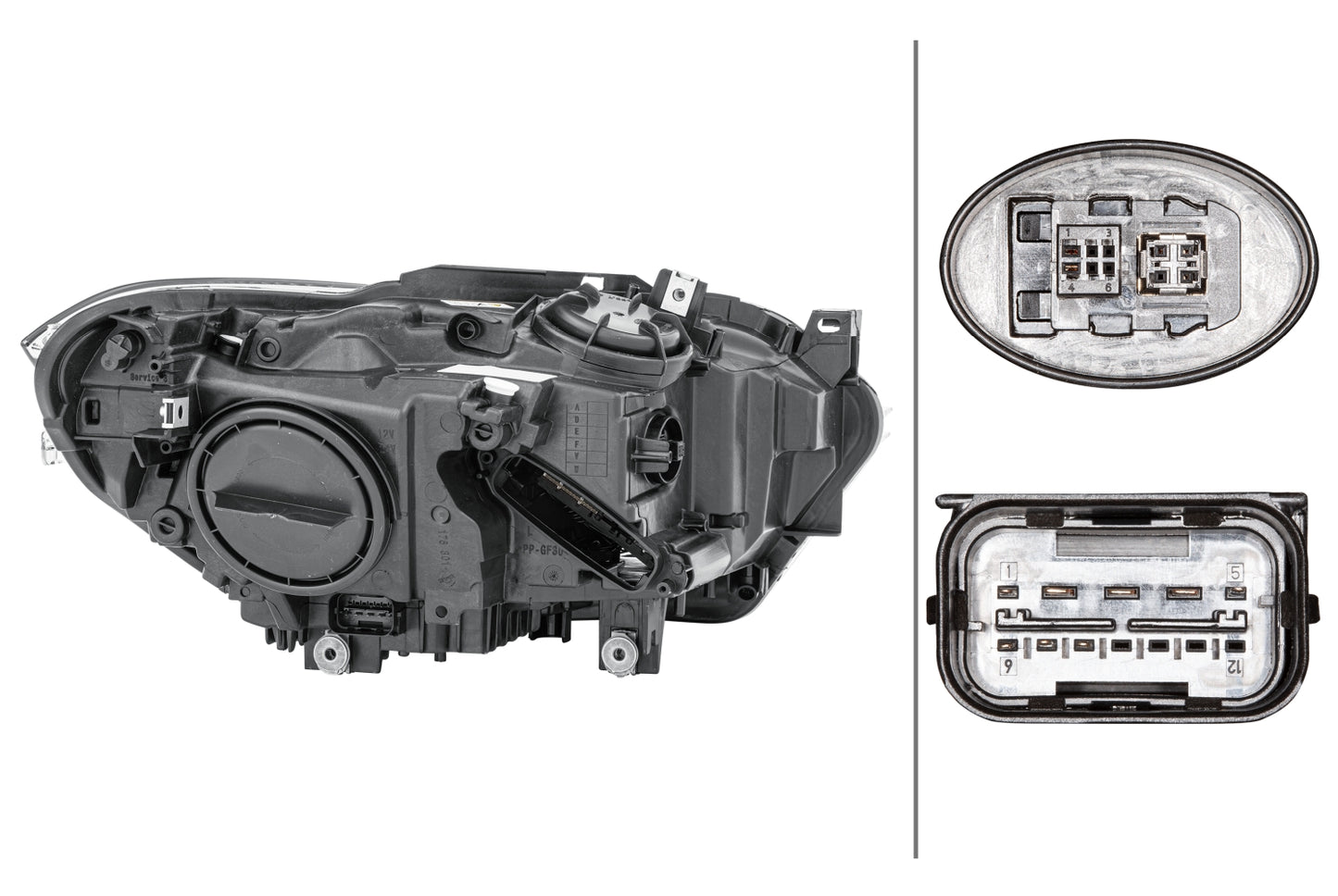 HELLA Bi-Xenon/LED-Headlight - left - for e.g. BMW 1 (F20) 1EL010741-551