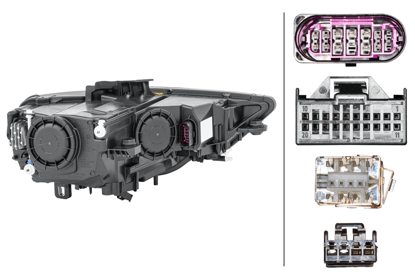 HELLA Hybrid-Headlight - left - for e.g. Audi A3 (8V1, 8VK) 1EL010740-571
