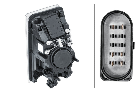 HELLA Halogen/DE-Headlight - right 1EL010478-101