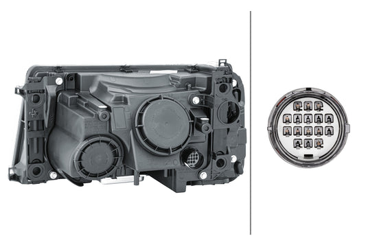 HELLA Bi-Xenon-Headlight - right - for e.g. Range Rover Sport (L320) 1EL238022-821