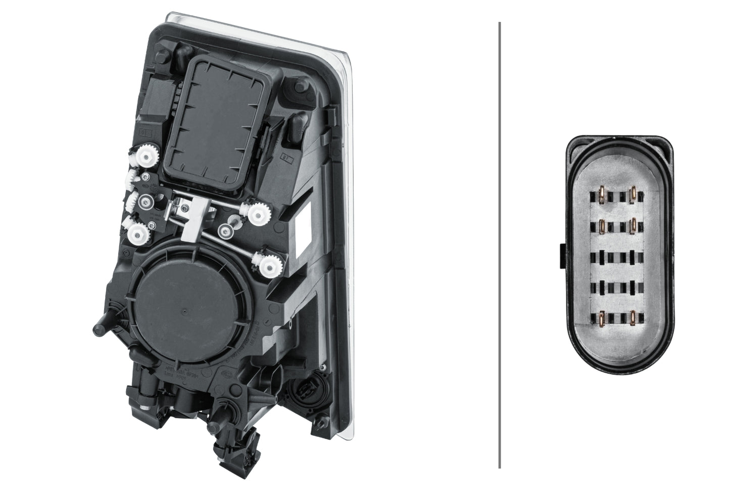 HELLA Halogen/DE-Headlight - left 1EL010478-091