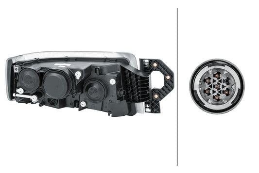 HELLA Halogen-Headlight - left - for e.g. Renault Trucks Premium II Route 1EL011899-371