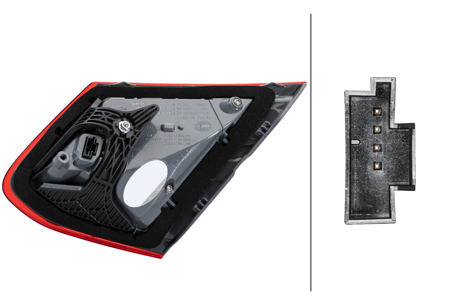 HELLA Rearlight - LED - Inner Section - left - for e.g. Mercedes-Benz C-Class Coupe (C 2TZ011787-211