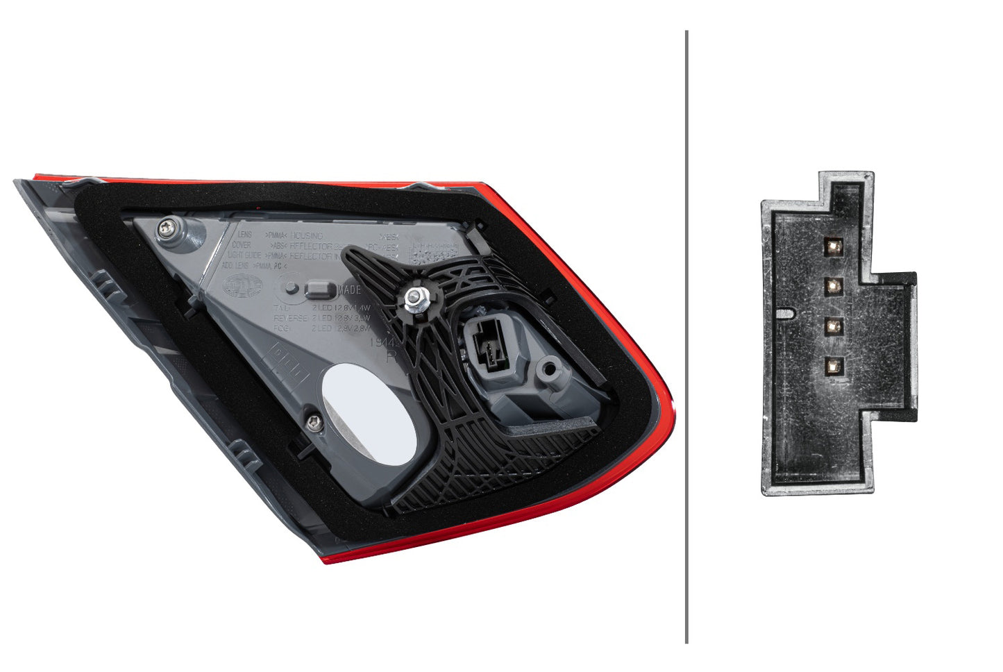 HELLA Rearlight - LED - Inner Section - right - for e.g. Mercedes-Benz C-Class Coupe ( 2TZ011787-221
