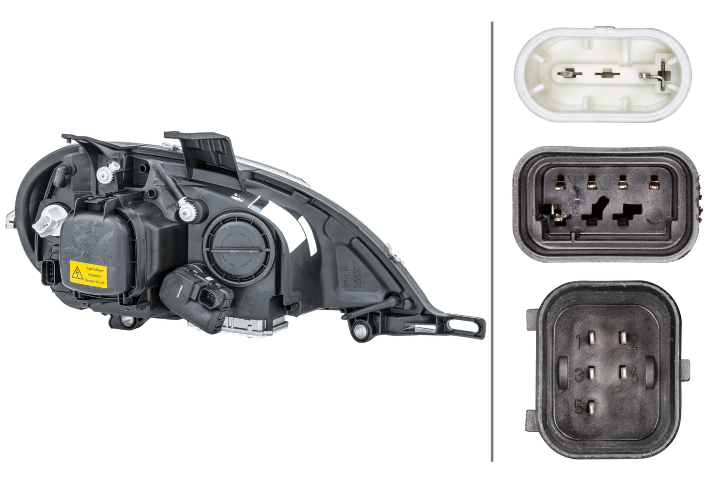 HELLA Bi-Xenon/Halogen-Headlight - left - for e.g. Mercedes-Benz M-Class (W163) 1EL223151-191