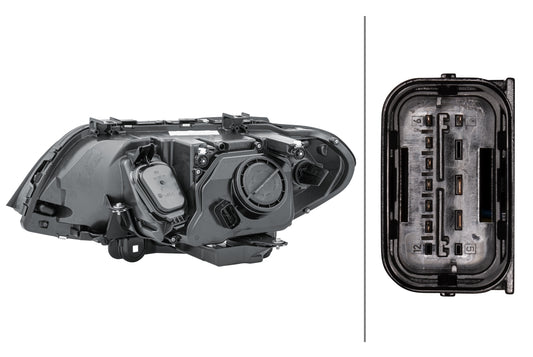 HELLA DE/Halogen/FF-Headlight - right - for e.g. BMW X5 (E53) 1EL224486-221