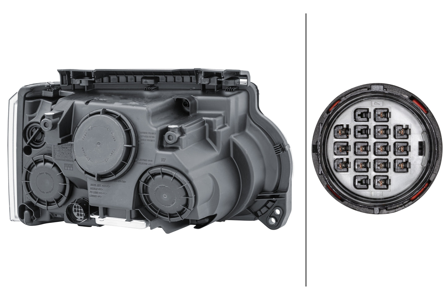 HELLA Bi-Xenon-Headlight - left - for e.g. Range Rover III (L322) 1EL238036-431