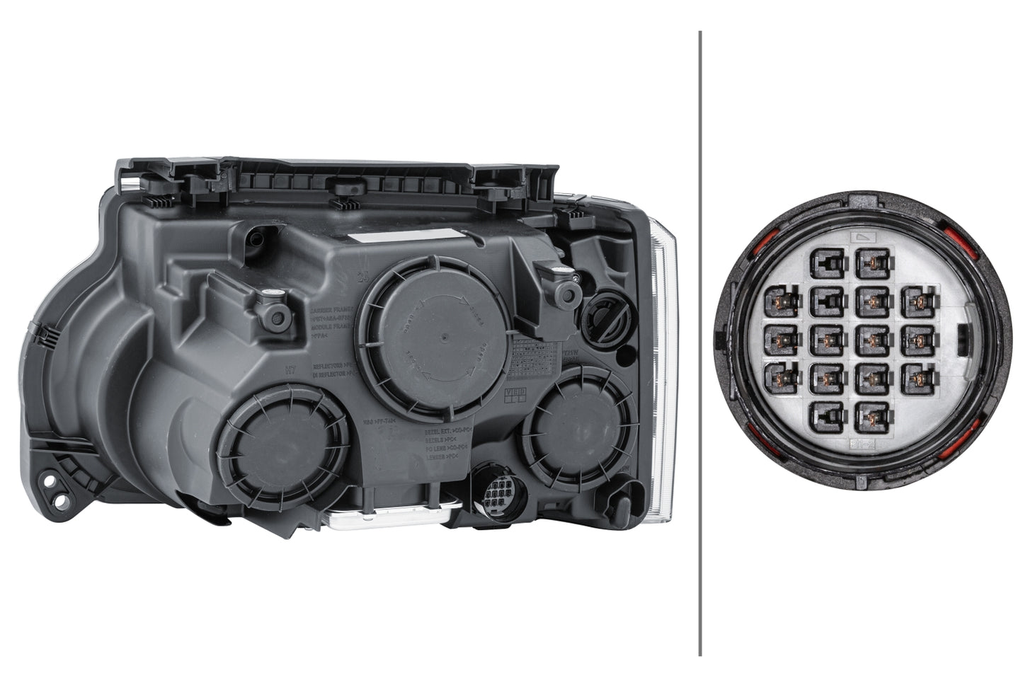 HELLA Bi-Xenon-Headlight - right - for e.g. Range Rover III (L322) 1EL238036-441