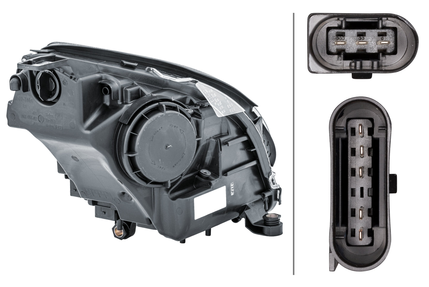 HELLA DE/Halogen-Headlight - left - for e.g. Mercedes-Benz R-Class (W251, V251) 1EL263037-011