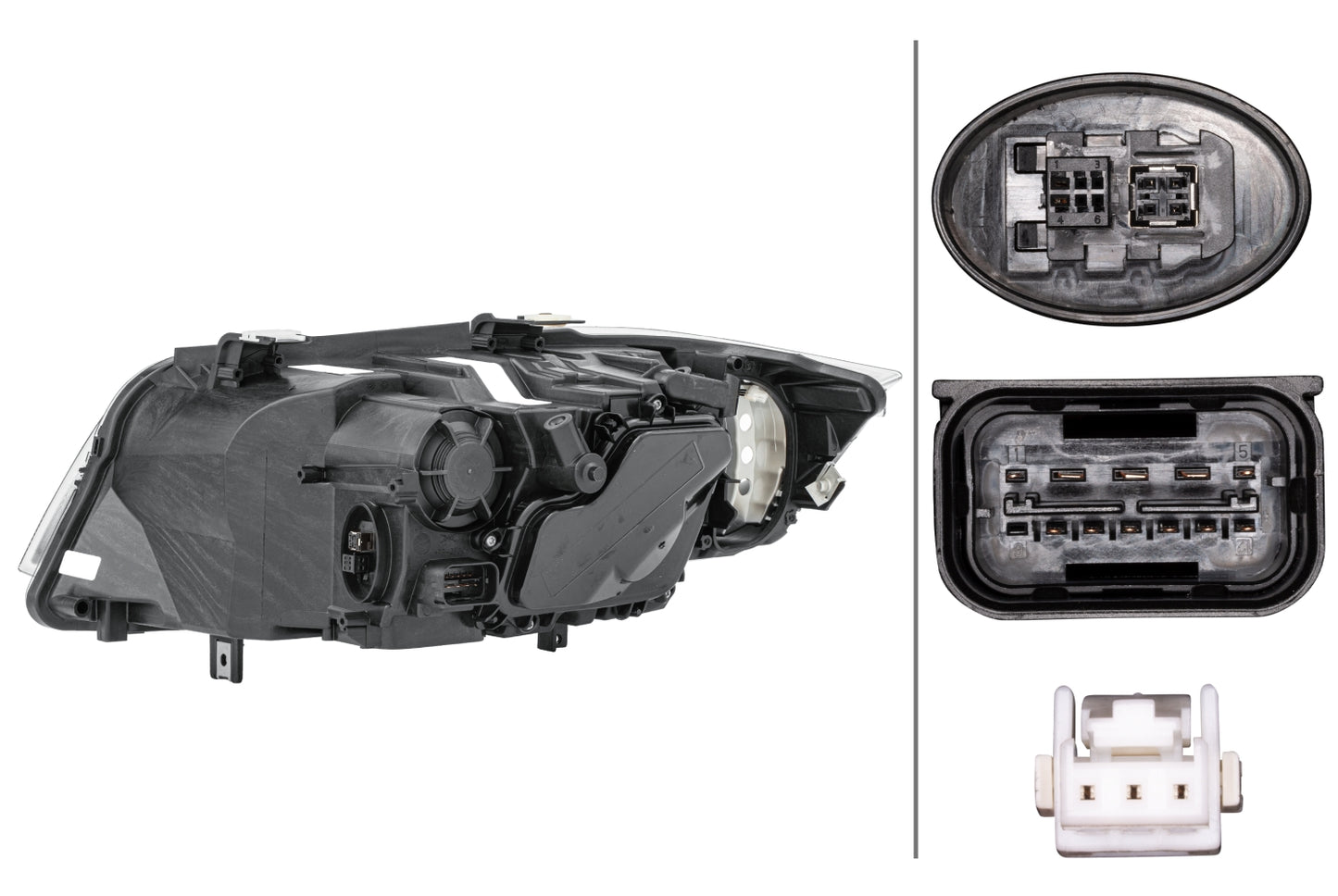 HELLA Bi-Xenon/LED-Headlight - right - for e.g. BMW 3 (E90) 1EL354691-021