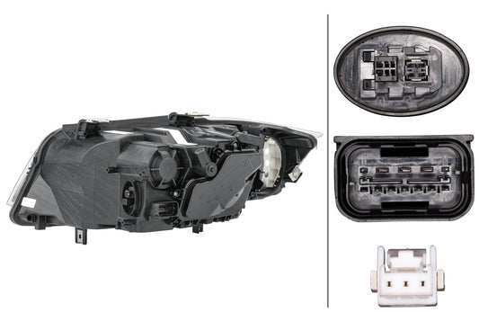 HELLA Bi-Xenon/LED-Headlight - right - for e.g. BMW 3 (E90) 1EL354691-021