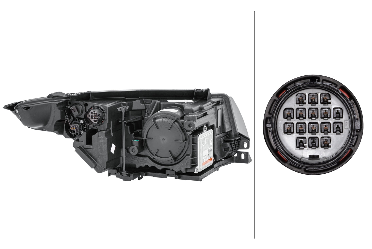 HELLA Bi-Xenon-Headlight - left - for e.g. Range Rover Evoque (L538) 1EL354806-011